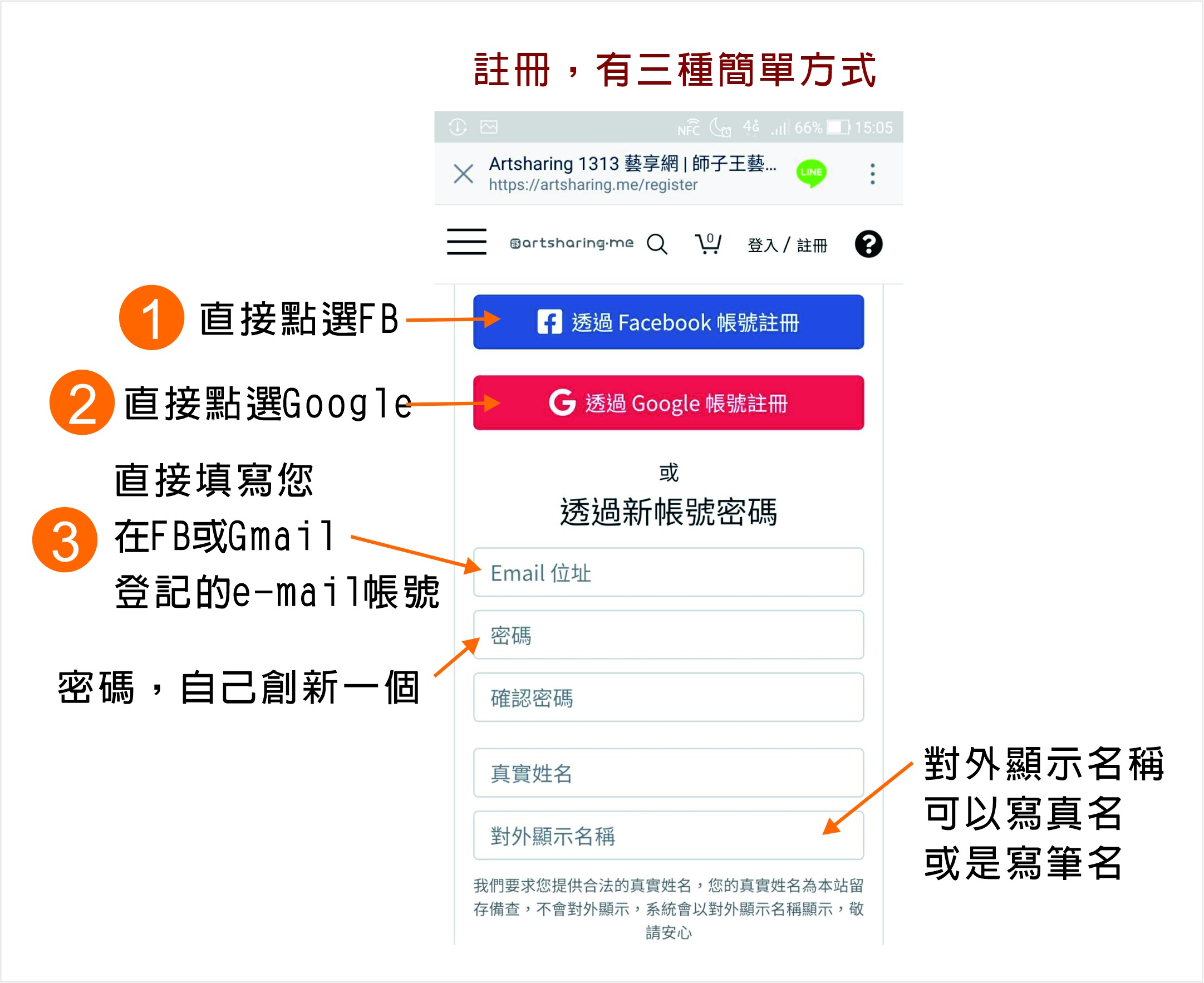 如何註冊
